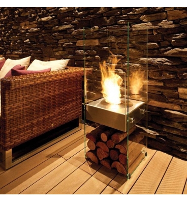 Биокамин Ecosmart Fire Ghost Stainless steel/Toughened Glass Биокамин Ecosmart Fire Ghost Stainless steel/Toughened Glass
